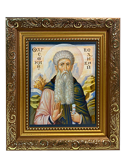 Икона Арсений Великий Преподобный на холсте 033