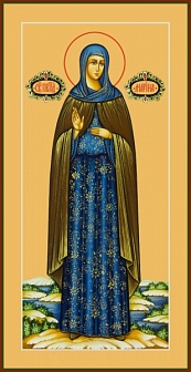 Икона МАРИНА Берийская (Македонская), Преподобная