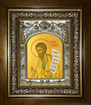 Икона Гедеон пророк, в деревяном киоте