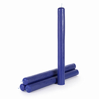 Свеча формовая столбик (35см, D35, 15ч), СИНЯЯ