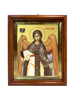 Икона Гавриила Архангела, посланника Божия с золочением поталью, 04011-УЛ