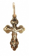 Крест православный из золота из коллекции "Москва златоглавая"