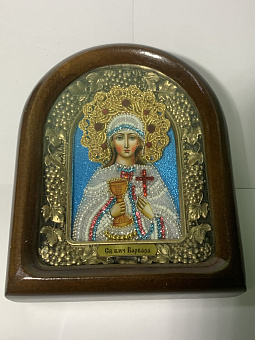 Именная икона 041 Варвара Илиопольская Великомученица бисер