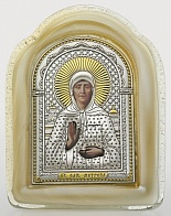 Икона "Матрона Московская" из стекла
