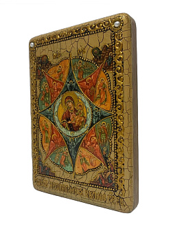 Икона ''Богородица Неопалимая Купина'' ручной работы