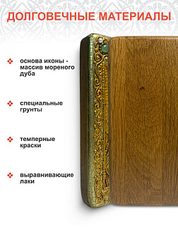 Икона Николай Чудотворец в футляре