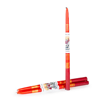 Свеча Иерусалимская Большая (26см, 4ч, 1шт), КРАСНАЯ