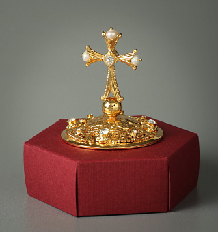 Крест на митру №13 / золочение Крест на митру №13 / золочение