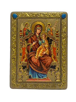 Икона Пресвятой Богородицы ВСЕЦАРИЦА (Пантанасса) (ПОДАРОЧНАЯ)