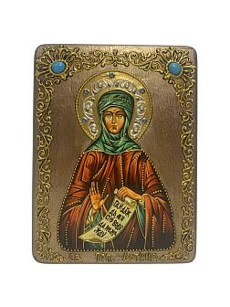 Икона ''Светлана мученица'' ручной работы из дуба