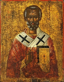 икона образ ''Архиепископ Мир Ликийских святитель Николай чудотворец''