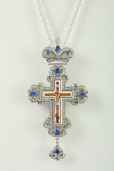 Крест наперсный № 94 /серебрение/