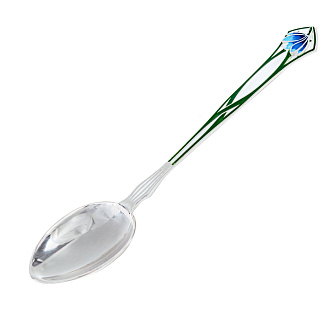 Лжица литьевая малая №13 эмаль серебро (УИН)