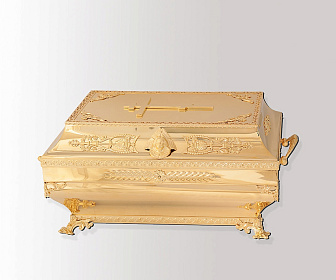 Ковчег для частиц святых мощей 500*300 золочение
