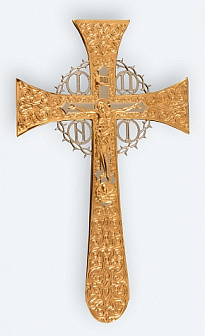 Мальтийский напрестольный крест с золочением и гальванопластикой
