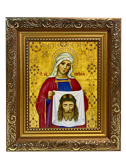 Икона Вероника Виринея Едесская Мученица на холсте в киоте 045 Икона Вероника Виринея Едесская Мученица на холсте в киоте 045