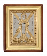 Икона живописная в киоте 11х13 масло, риза №256, киот №1 Андрей Первозванный
