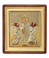 Икона живописная в киоте 30х40 масло, риза №294, киот №1 Сошествие Святого Духа