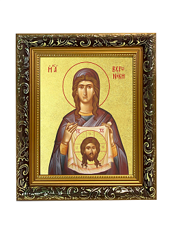 Икона "Веринея (Вероника)", св. мц., с золочением поталью, 10В3-УЛ
