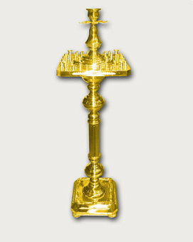 Подсвечник на 40 свечей 8-ми гранный Подсвечник на 40 свечей 8-ми гранный