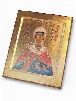 Икона под старину Святая Анисия Солунская