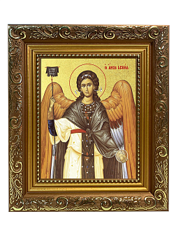 Икона Гавриила Архангела, посланника Божия с золочением поталью, 04011-УЛ