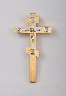 Крест напрестольный №10-3 малый комбинированный