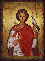Икона ТРИФОН Апамейский, Никейский, Мученик (МЕШКОВИНА)