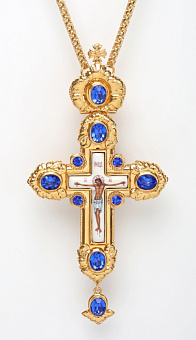 Крест наперсный №128 / золочение Крест наперсный №128 / золочение