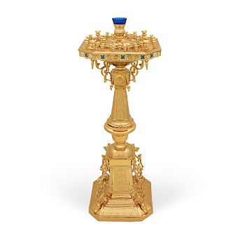 Подсвечник №32 на 51 свечу золочение