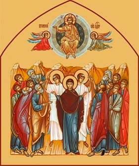 Икона Вознесение Господне для иконостаса