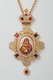 Панагия №127 / золочение / серебро (УИН)