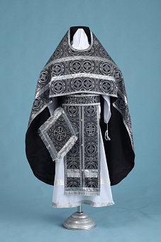 Облачение иерейское шелк простой крест тесьма