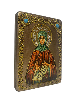 Икона ''Светлана мученица'' ручной работы из дуба