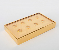 Ковчег-киот для частиц святых мощей золочение