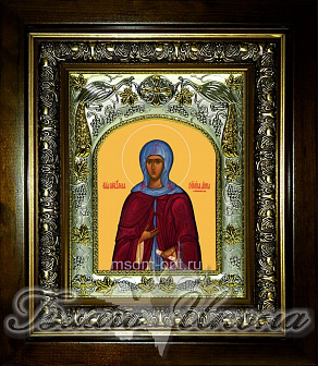 Икона Анна Кашинская, в деревяном киоте