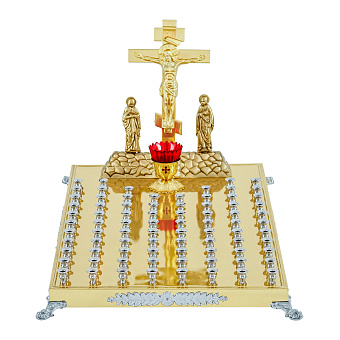 Крышка панихидного стола 82 свечи никелирование