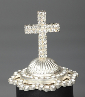 Крест на митру №3 / серебрение