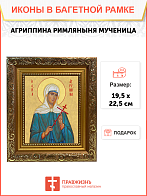 Образ святой Агриппины Римляныни, мученицы, 10А3