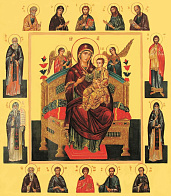 Икона Пресвятой Богородицы ВСЕЦАРИЦА (Пантанасса) (ПОД СТАРИНУ) Икона Пресвятой Богородицы ВСЕЦАРИЦА (Пантанасса) (ПОД СТАРИНУ)