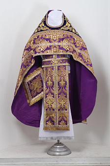 Облачение иерейское №24 парча вышивка оплечья 100%