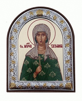 Икона Артемий Антиохийский (серебряная рамка)