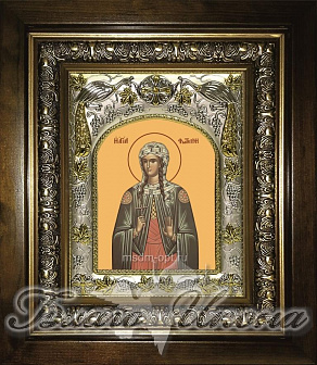 Икона Фотина(Светлана) мученица , в деревяном киоте