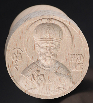 Печать для просфор диам.35 мм Николай Чудотворец