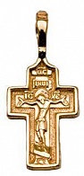 Крест православный из золота из коллекции Иваново 1,27 грамм