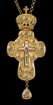 Крест наперсный №77 / золочение