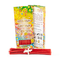 Свечи №80 в коробочке (18см, 1ч, 12шт), КРАСНЫЕ