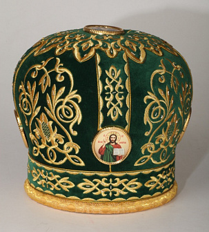 Митра №014 бархат а/м канитель фоторамки в футляре