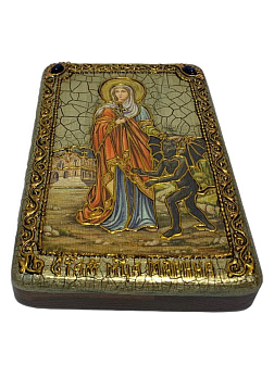 Икона ''Марина мученица'' ручной работы