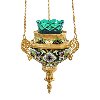 Лампада филигранная №3 эмаль / золочение